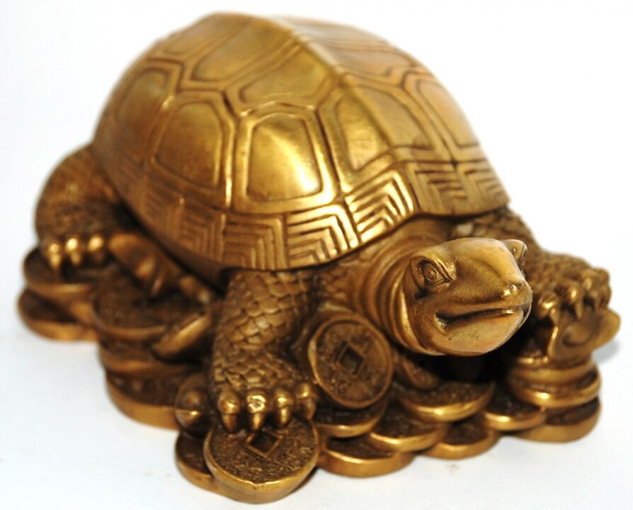 kaplumbağa zenginlik ve iyi şans tılsımı